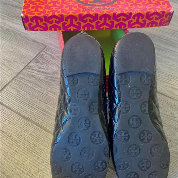 Tory Burch Quinn-Ballet Patent Flats Size 8 - Picture 3 of 4